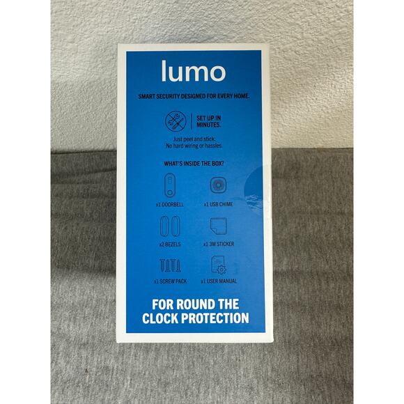 LUMO SMART WIRELESS INSTANT ALERTS VIDEO DOORBELL - BRAND NEW - FACTORY SEALED - Picture 2 of 5